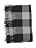 Unbranded Checkered-gingham Gray Black Scarf One size - photo 2