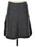 Tahari Solid Gray Wool Skirt Size S - photo 1