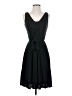 Ann Taylor Solid Black Casual Dress Size 0 - photo 1