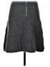 Tahari Solid Gray Wool Skirt Size S - photo 2