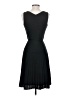 Ann Taylor Solid Black Casual Dress Size 0 - photo 2