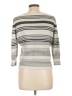 Casual Corner Annex Stripes Silver Pullover Sweater Size L - photo 2