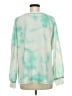 Pink Lily Tie-dye Teal Pullover Sweater Size M - photo 2