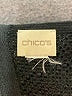 Chico's Black Short Sleeve Top Size M (estimated) - photo 7