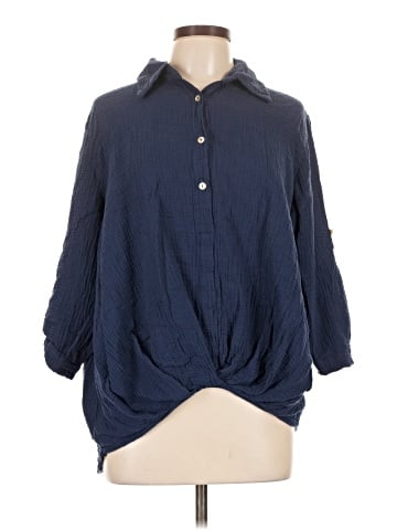 Just Living 3/4 Sleeve Blouse (view 1)
