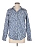 L.L.Bean 100% Cotton Paisley Blue Long Sleeve Button-Down Shirt Size M - photo 1