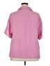Unbranded 100% Polyester Pink Short Sleeve Blouse Size 2X - photo 2