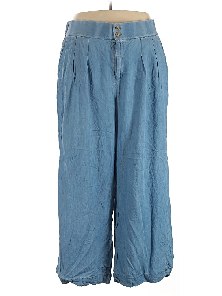 Pre-owned Torrid Casual Pants In Blue