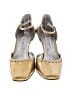 Bruno Magli Gold Heels Size 9 - photo 2