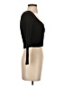 Shein 100% Viscose Black 3/4 Sleeve Top Size 4 - photo 4