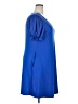 Unbranded Solid Blue Casual Dress Size 2X - photo 4