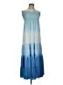 BoHo Me Tie-dye Blue Casual Dress Size S - photo 1