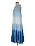 BoHo Me Tie-dye Blue Casual Dress Size S - photo 5