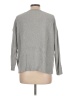 Ann Taylor LOFT Outlet 100% Cotton Chevron-herringbone Gray Pullover Sweater Size L - photo 2