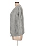 Ann Taylor LOFT Outlet 100% Cotton Chevron-herringbone Gray Pullover Sweater Size L - photo 5