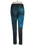 Lily by Firmiana Print Teal Active Pants Size 1XL - photo 2