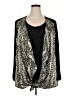 Karen Brooks 100% Polyester Black Kimono Size 2X - photo 1