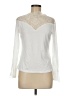 Unbranded 100% Polyester Ivory Long Sleeve Blouse Size M - photo 1