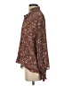 Max Studio 100% Polyester Floral Brown Long Sleeve Blouse Size XS - photo 5