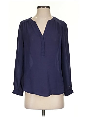 Joie Long Sleeve Silk Top (view 1)