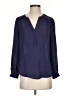 Joie 100% Silk Blue Long Sleeve Silk Top Size XS - photo 1