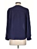 Joie 100% Silk Blue Long Sleeve Silk Top Size XS - photo 2