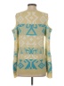 Francesca's Print Yellow Sweater Vest Size S - photo 2