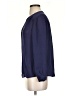 Joie 100% Silk Blue Long Sleeve Silk Top Size XS - photo 5