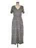 WAYF Paisley Gray Casual Dress Size M - photo 1