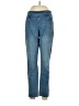 Faith Chevron-herringbone Blue Jeans Size 8 - photo 1
