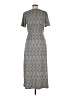 WAYF Paisley Gray Casual Dress Size M - photo 2
