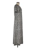 WAYF Paisley Gray Casual Dress Size M - photo 4