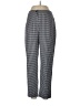 Susan Graver Houndstooth Gray Casual Pants Size 10 - photo 1