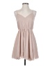 Commense 100% Polyester Solid Tan Casual Dress Size S - photo 1