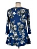 Evelie Floral Blue 3/4 Sleeve T-Shirt Size 1X - photo 2