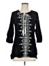 MAX 100% Rayon Black 3/4 Sleeve Blouse Size M - photo 1
