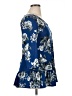Evelie Floral Blue 3/4 Sleeve T-Shirt Size 1X - photo 4