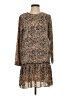 Allison Joy Animal Print Brown Casual Dress Size XS - photo 1