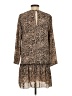 Allison Joy Animal Print Brown Casual Dress Size XS - photo 2