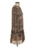 Allison Joy Animal Print Brown Casual Dress Size XS - photo 4
