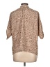 Shein 100% Polyester Animal Print Brown 3/4 Sleeve Blouse Size L - photo 2