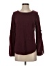 Max Studio Burgundy Long Sleeve Top Size S - photo 1