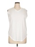 Unbranded 100% Polyester Ivory Sleeveless T-Shirt Size XL - photo 1
