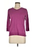 Investments Purple Pullover Sweater Size L - photo 1