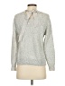 Halogen Solid Silver Pullover Sweater Size XS - photo 2
