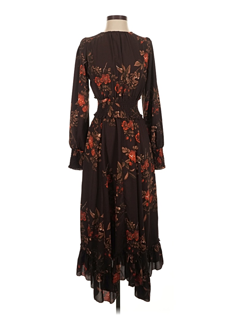 Pre-owned H&m Cocktail Dress In Brown