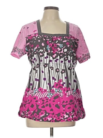 Koi Short Sleeve Blouse (view 1)