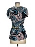 ETRO Teal Short Sleeve Blouse Size EU (IT) 44 / US 8 - photo 2