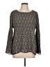 Max Studio 100% Polyester Green Long Sleeve Blouse Size L - photo 1