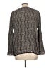Max Studio 100% Polyester Green Long Sleeve Blouse Size L - photo 2